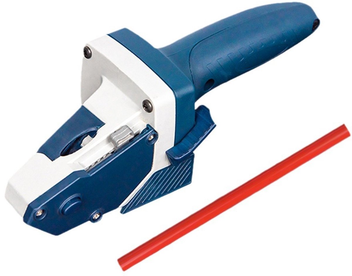 Draagbaar gereedschap voor het snijden van gipsplaten, gipsplaatmeetlat, gereedschap met schaalverdeling, handzaag, handmatige tegelsnijder, handig voor het meten, markeren en snijden van gipsplaten en hout (blauw).