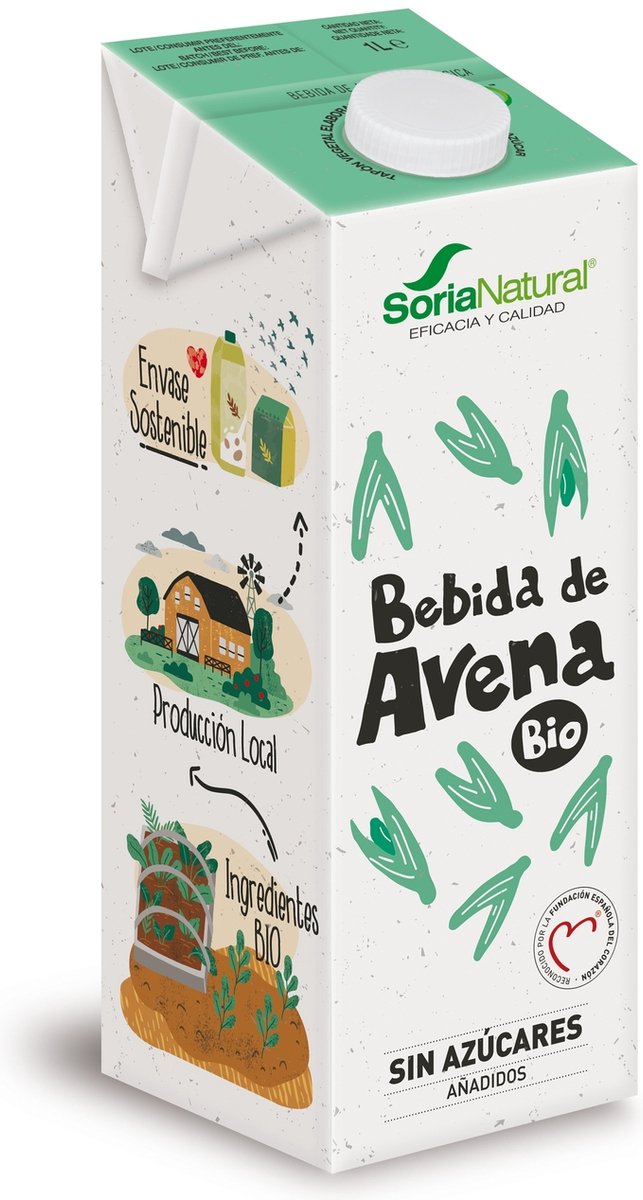 Soria haverdrank bio 1000 ml (per 3)