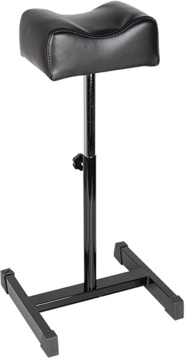 Bell Pedicure Voetenbankje Zwart – Verstelbaar 45–70 cm – Professionele Pedicure Voetsteun – Stabiele Basis 32x30 cm