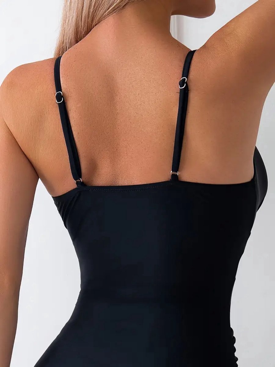 Badpak Elite - Corrigerend - Zwart - Doorschijnend - Bikini — afbeelding 2