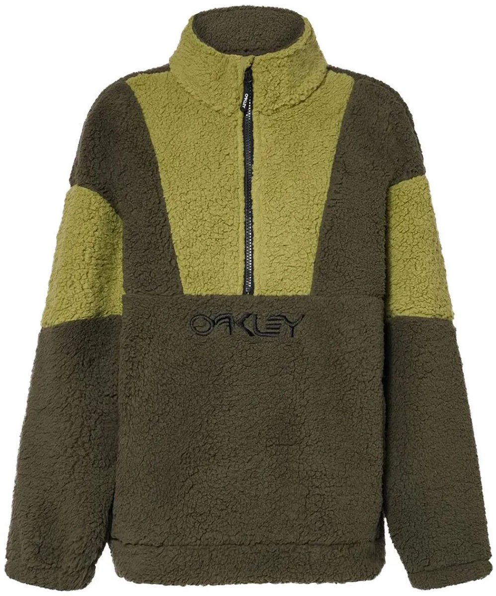 Oakley Apparel Tnp Ember Rc Fleece Met Halve Rits Groen S Vrouw