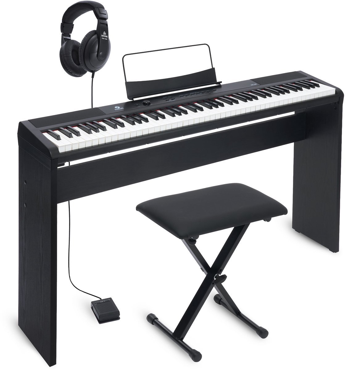 Fazley FSP-200-BK digitale piano starterset #2