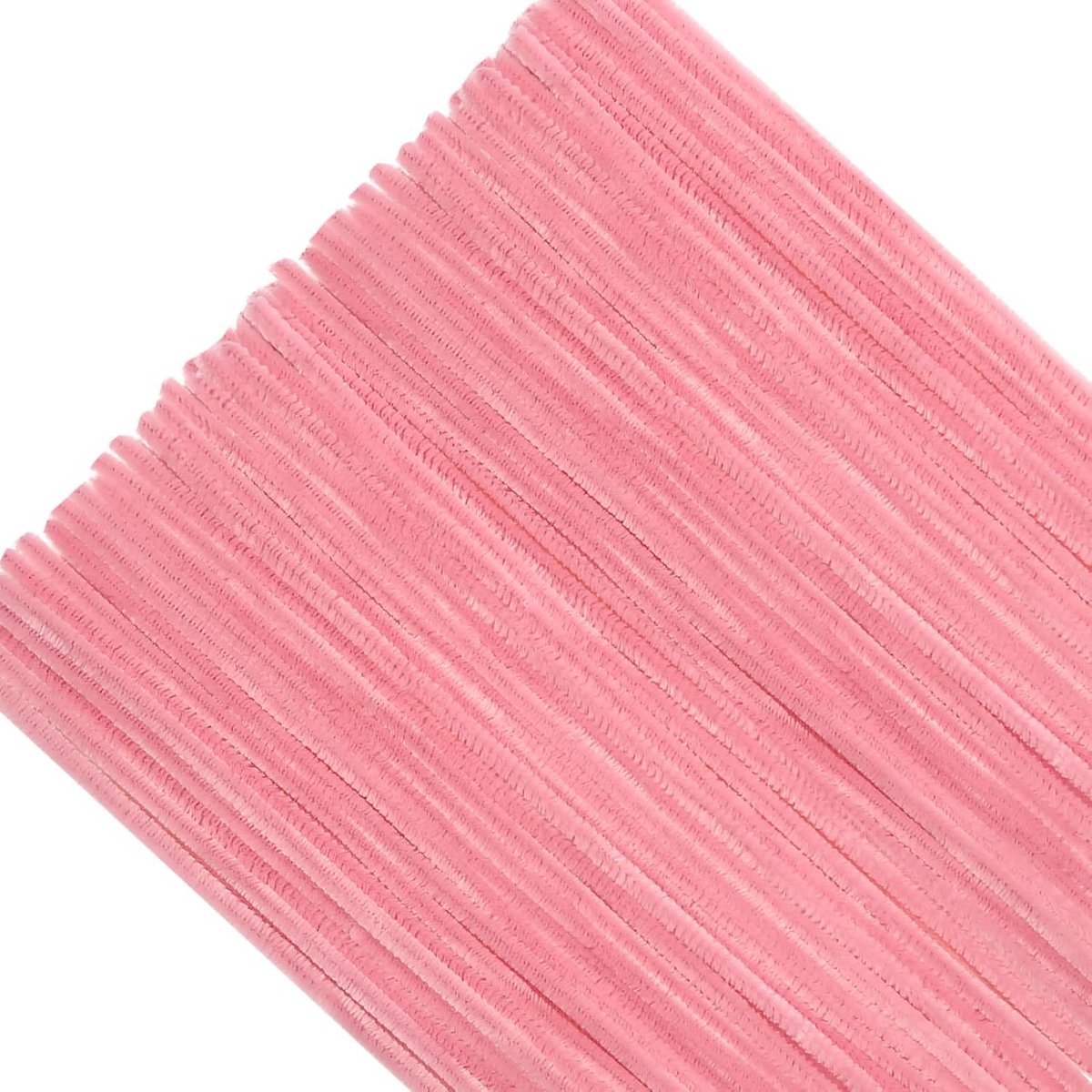 100 Stuks Lichtroze Pijpenragers Knutseldraad 30 cm Buigbaar Pluche voor Knutselen en Decoratie