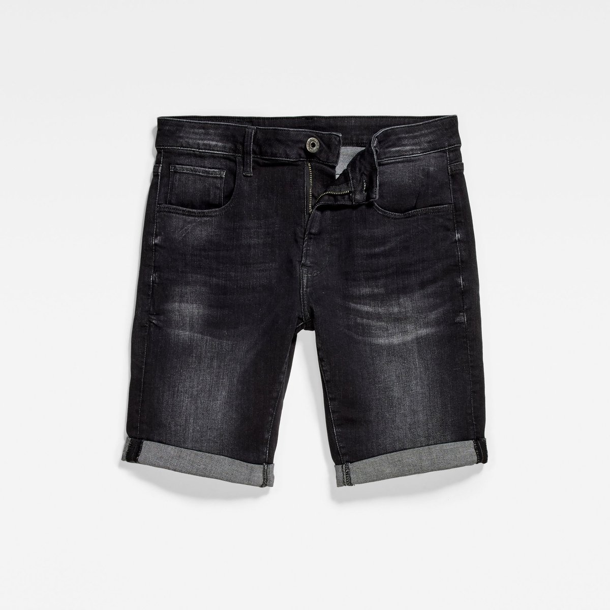 G-Star 3301 Slim Short Heren Korte broeken Grijs