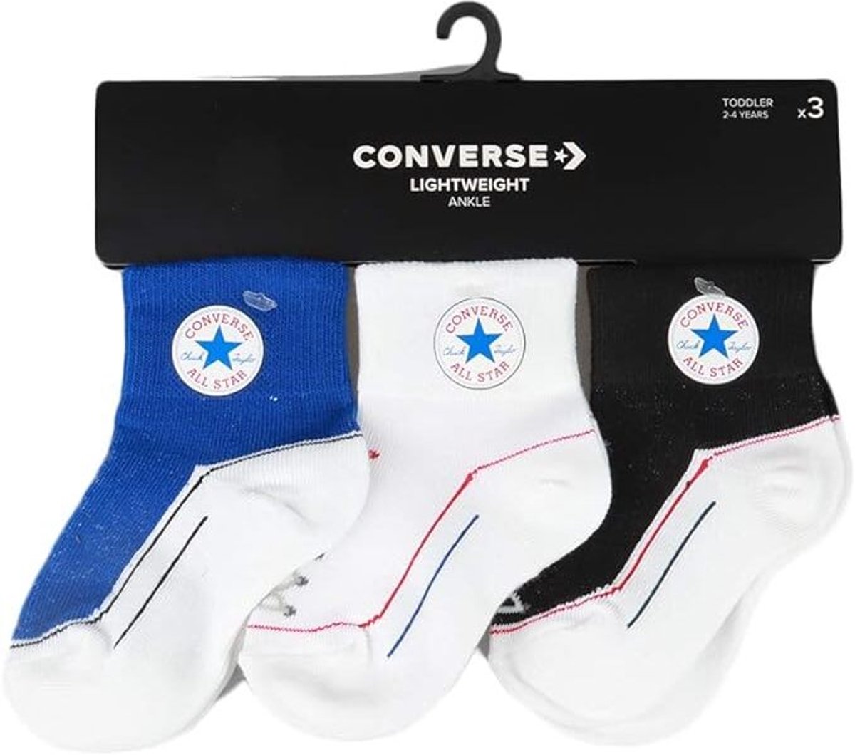 Baby gestreepte sokken Converse Blauw