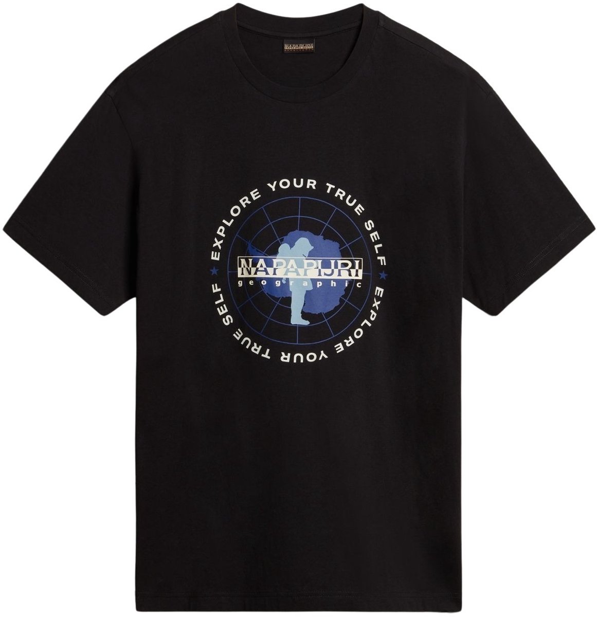 T-shirt Napapijri Hill Zwart