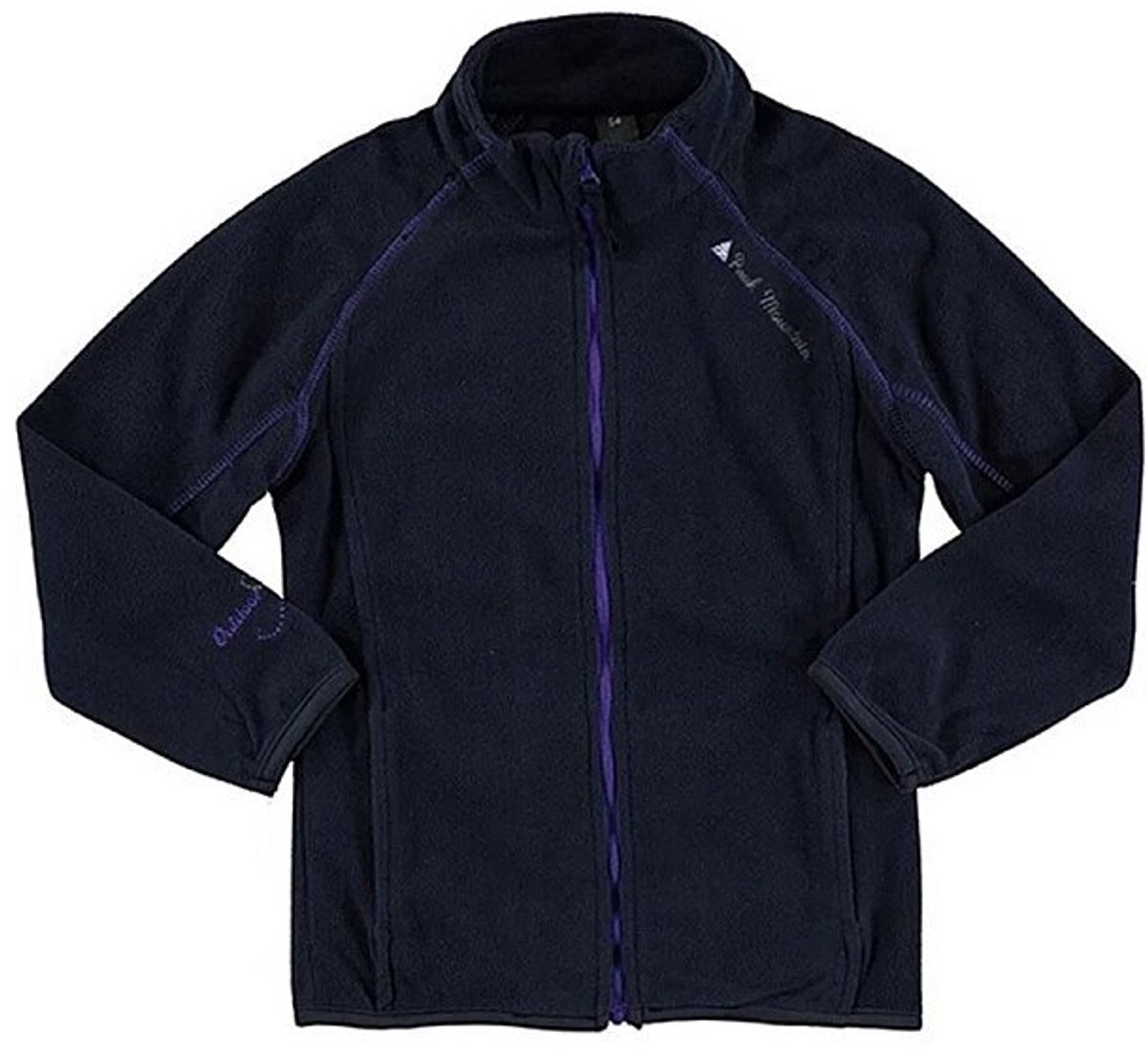 Microfleece meisjesshirt Peak Mountain full-zipGafone Blauw