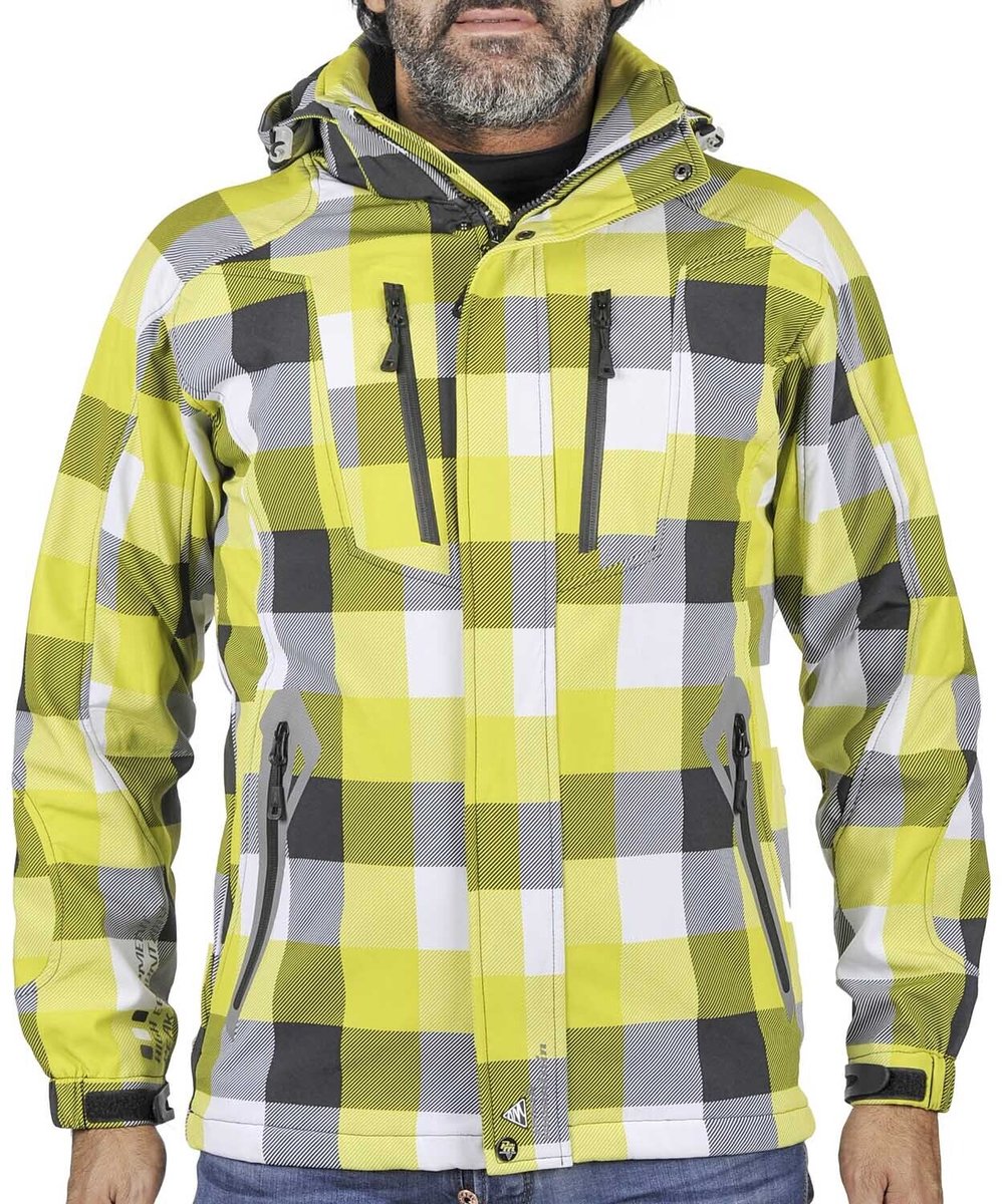 Softshell jas Peak Mountain Cina Zwart