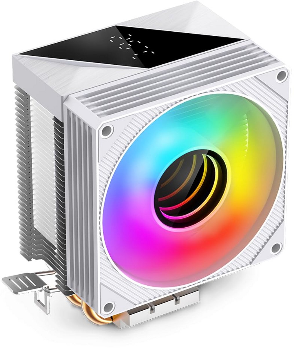Krachtige CPU Koeler Met Temperatuur Display en LED Verlichting