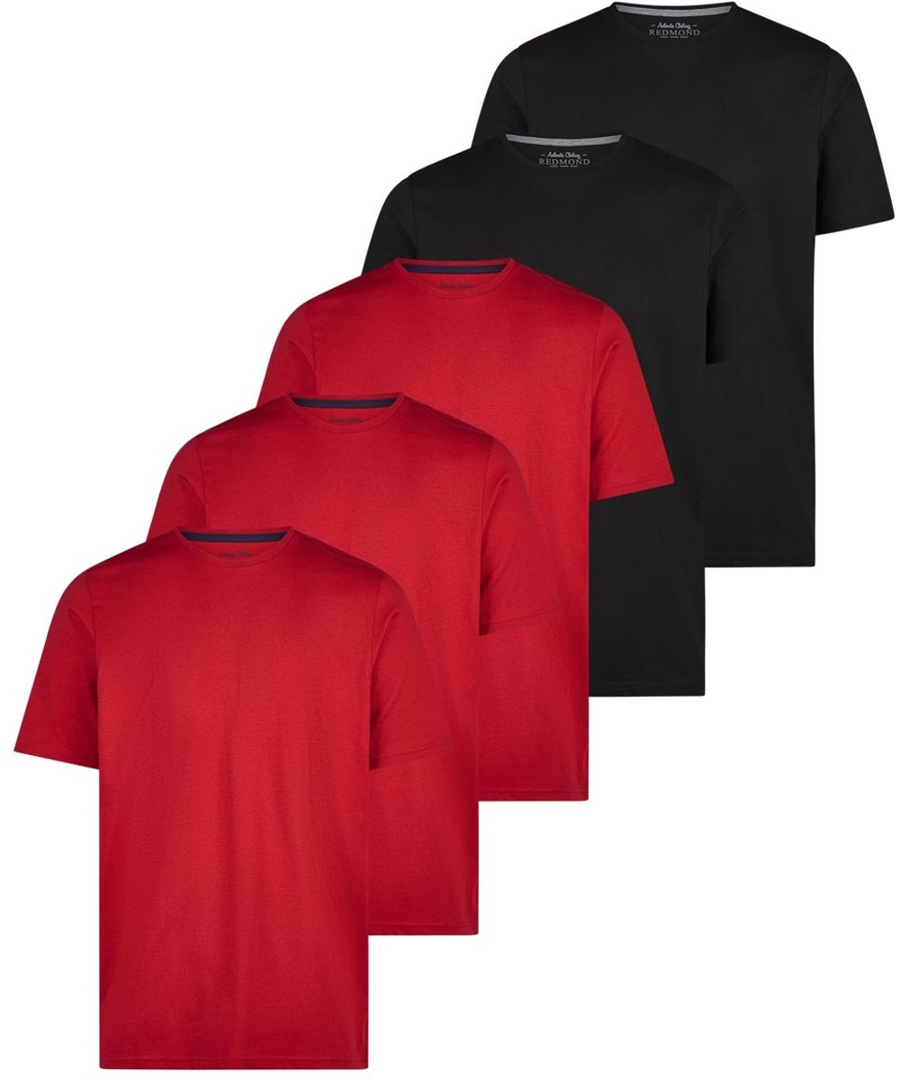 Redmond Heren t-shirt 5 pack Basic