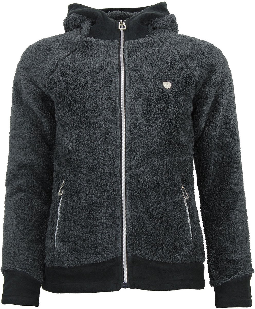 Dames fleece hoodie Peak Mountain Almi Antraciet