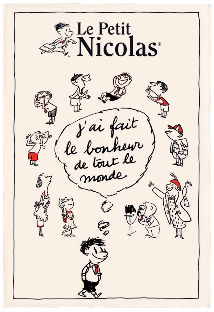 Theedoek - petit nicolas le bonheur Winkler
