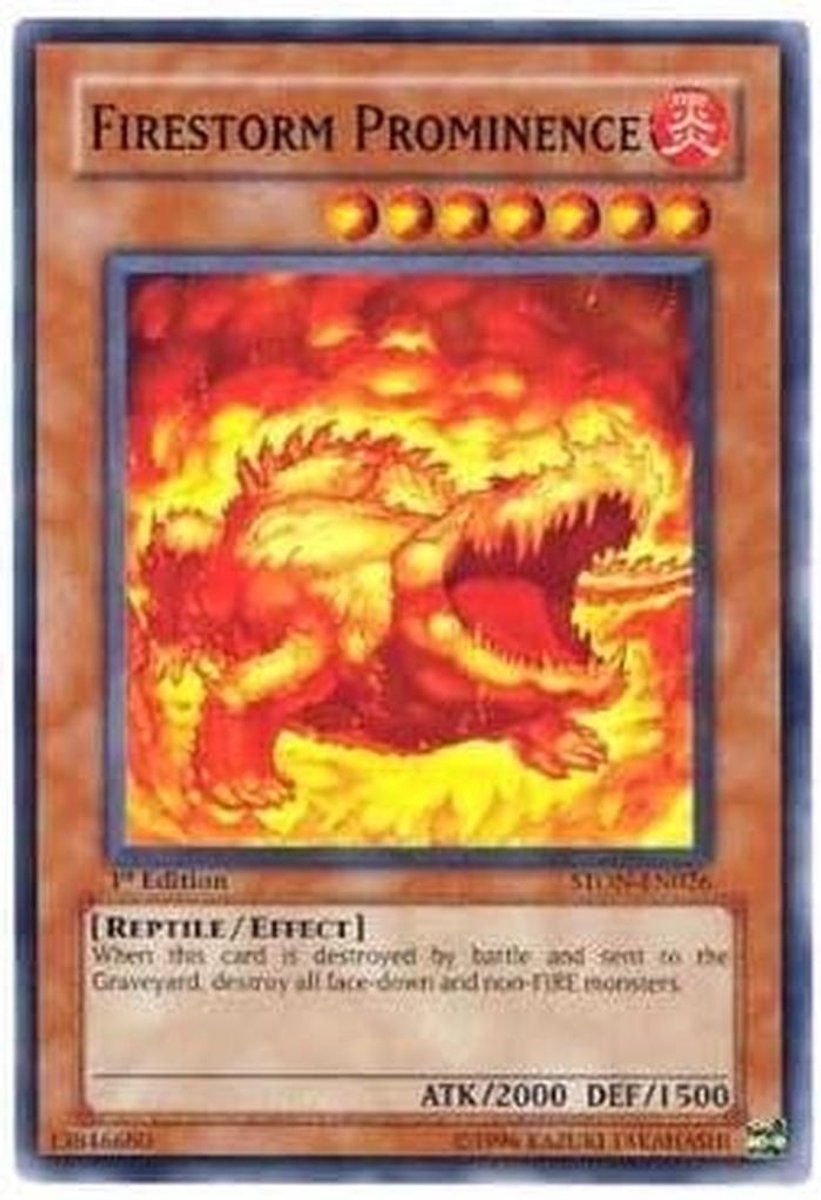 Ruilkaart Vuurstorm Prominentie - Collectiekaart Spel