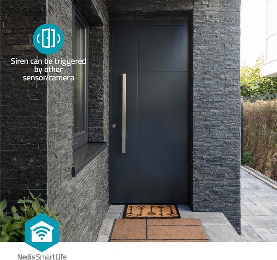 Nedis SmartLife Deurbelset - Draadloze Deurbel met Gong - Plug In - Wit van Merkloos — afbeelding 4
