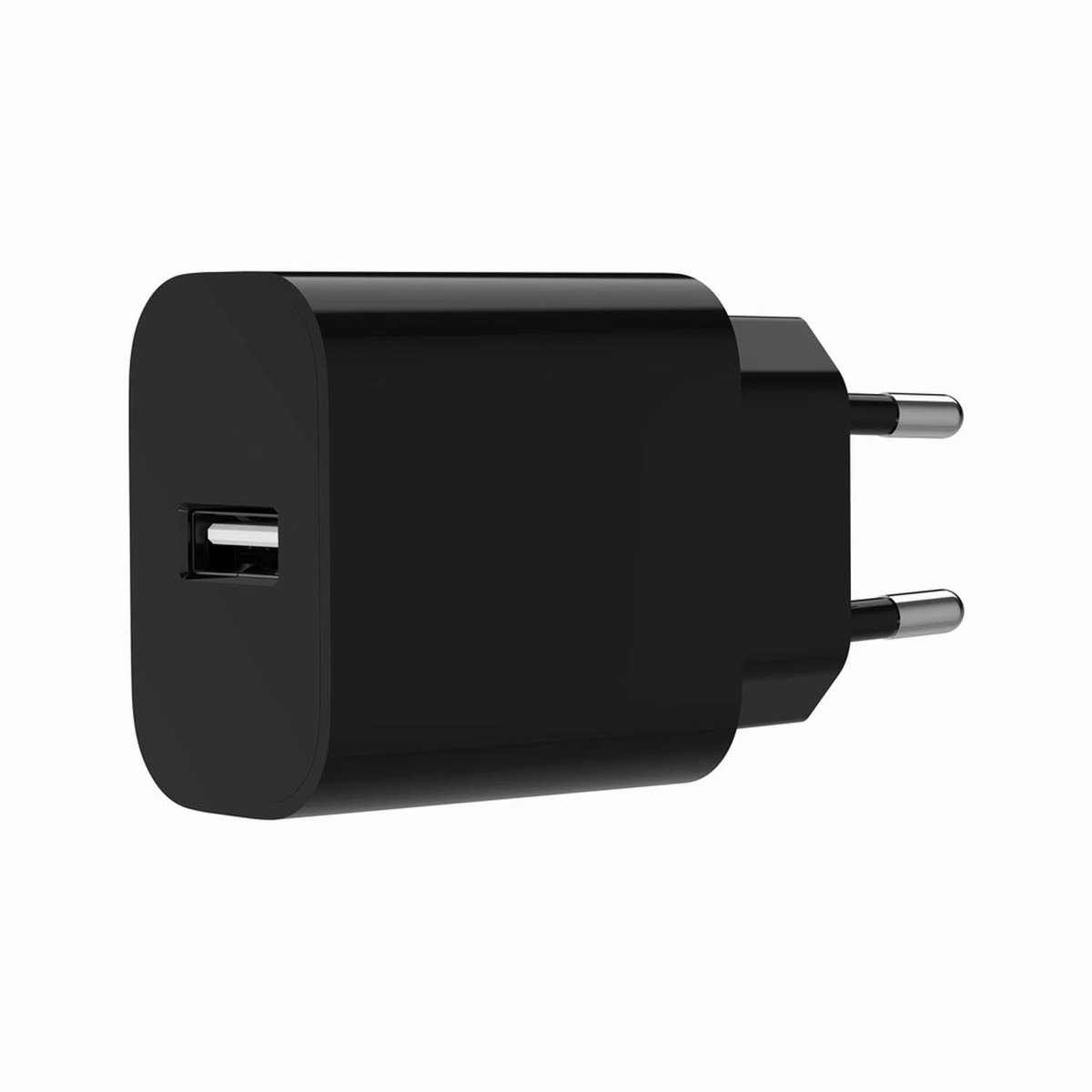 Gembird Universele USB-A Oplader 2.4A - Zwart - Compacte Thuislader