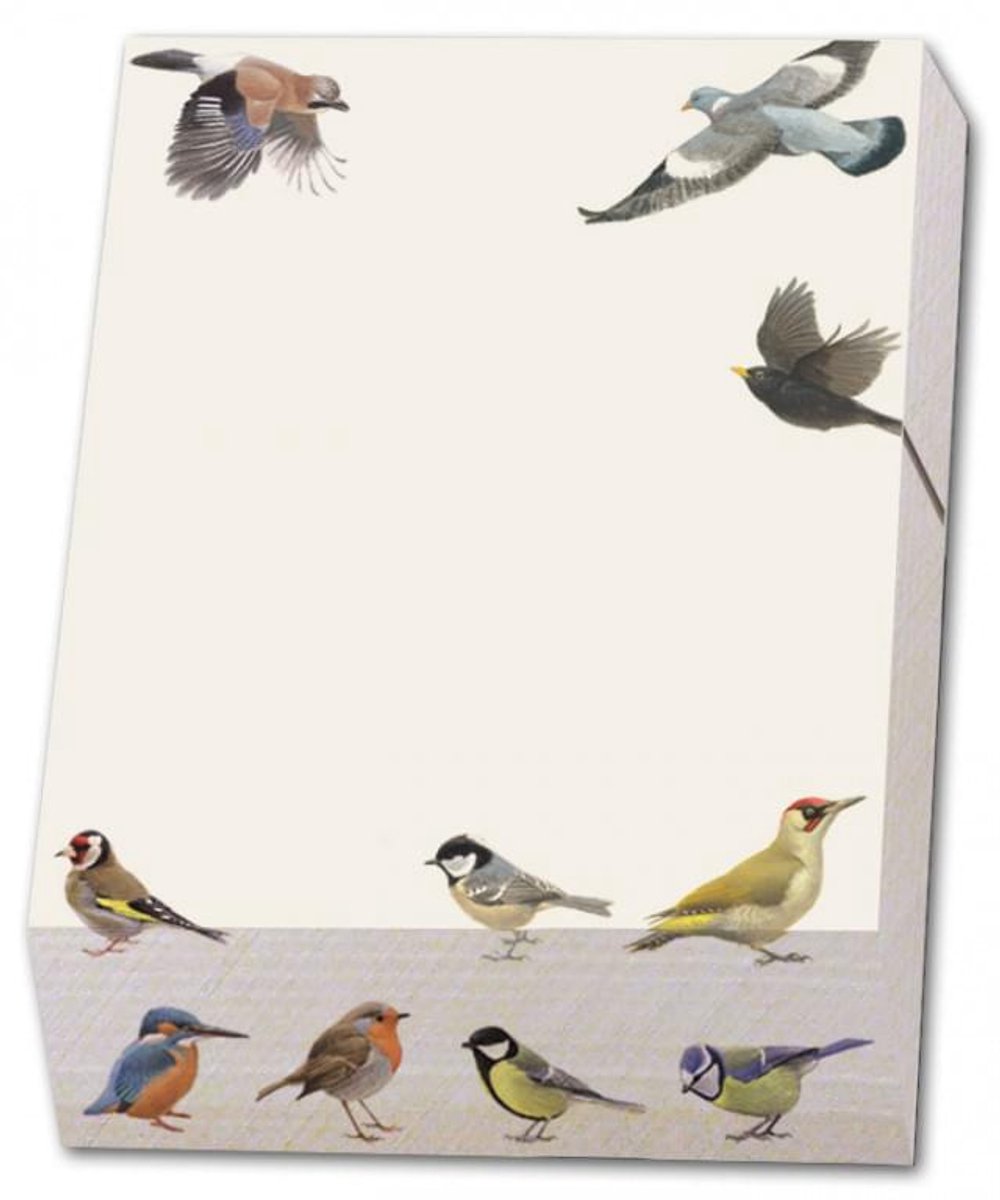 Bekking & Blitz - Memoblok - Memo blocnote - Notitieblok - Kunst – Vogels - Elwin van der Kolk - Vogelbescherming Nederland