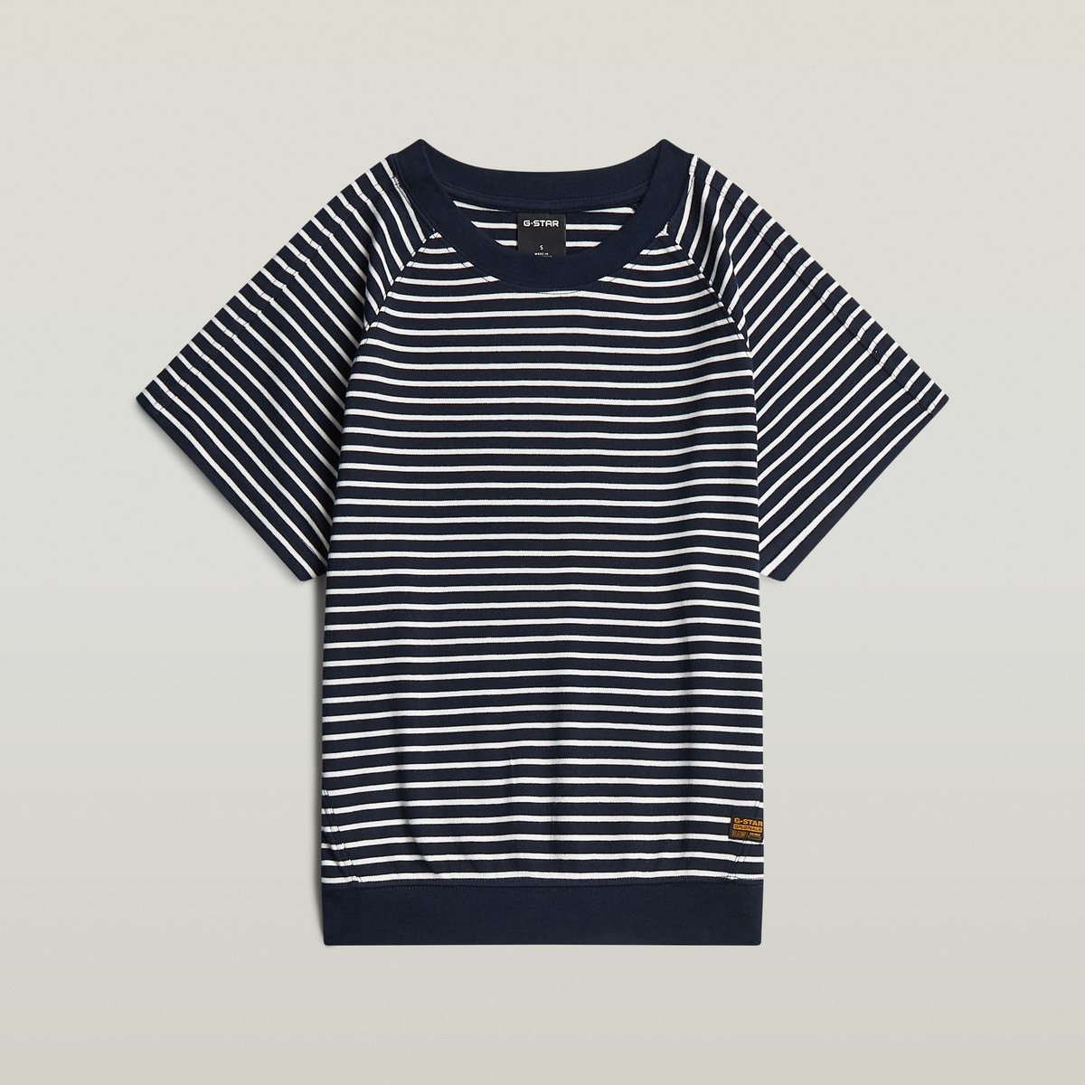 G-Star Raglan r t wmn Dames Tops Salute/milk Stripe