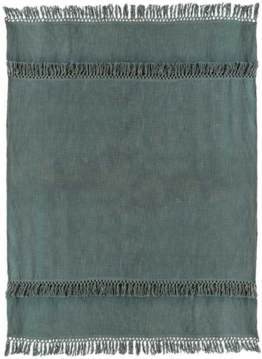Unique Living Plaid Saba 130x180cm Laurel Green Groen