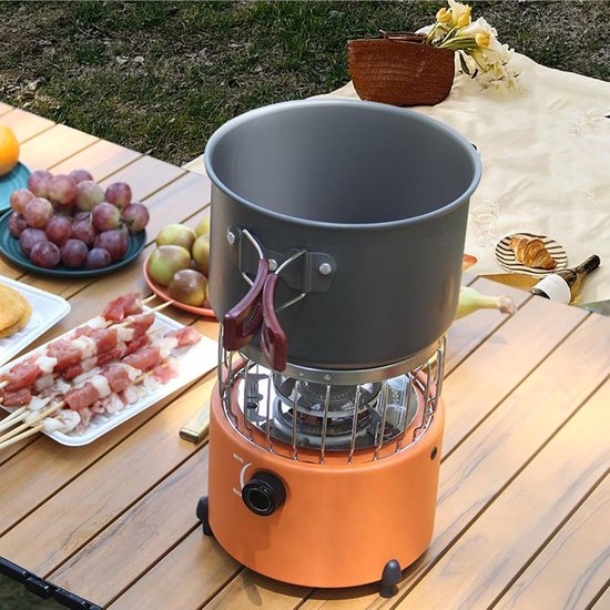 Camping Verwarming - Gas Kachel - Outdoor Warmte - Met Handgreep - 13.6 x 13.6 x 15.6 cm — afbeelding 2