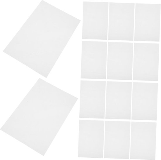 Foto: Inpakpapier wit cadeaupapier zijdepapier boeketten kleding cadeaus vochtbestendig zacht 21x14 cm wit