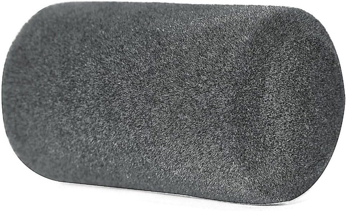 Microfoon Windkap - Schuim Voorruit - Ruis Verminderen - Perfecte Pasvorm - 9 x 5 x 5 cm - Grijs