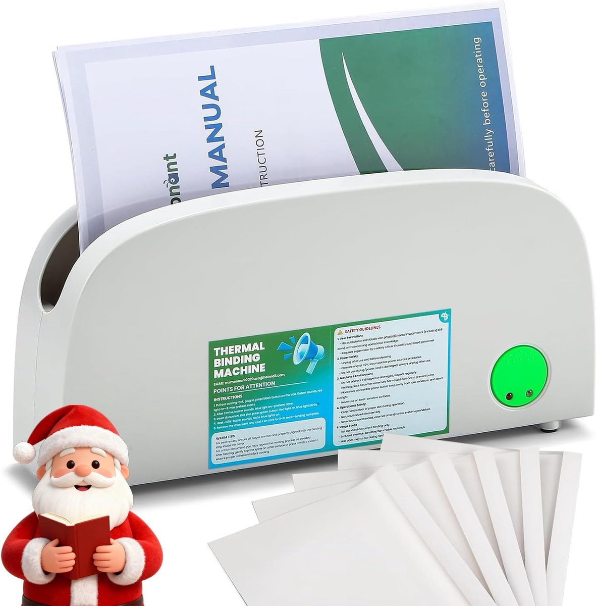 Thermische Binder - Document Binder - Professioneel Documenten - Compact Ontwerp - A4 A5