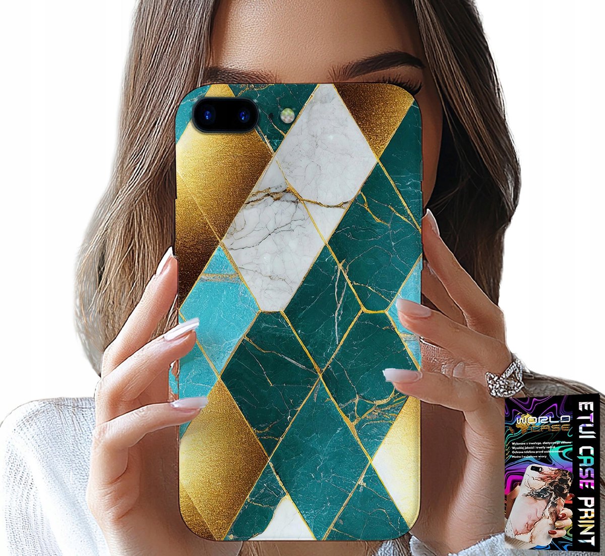iPhone hoesje (7 Plus) - Elegant en modieus design hoesje + folie
