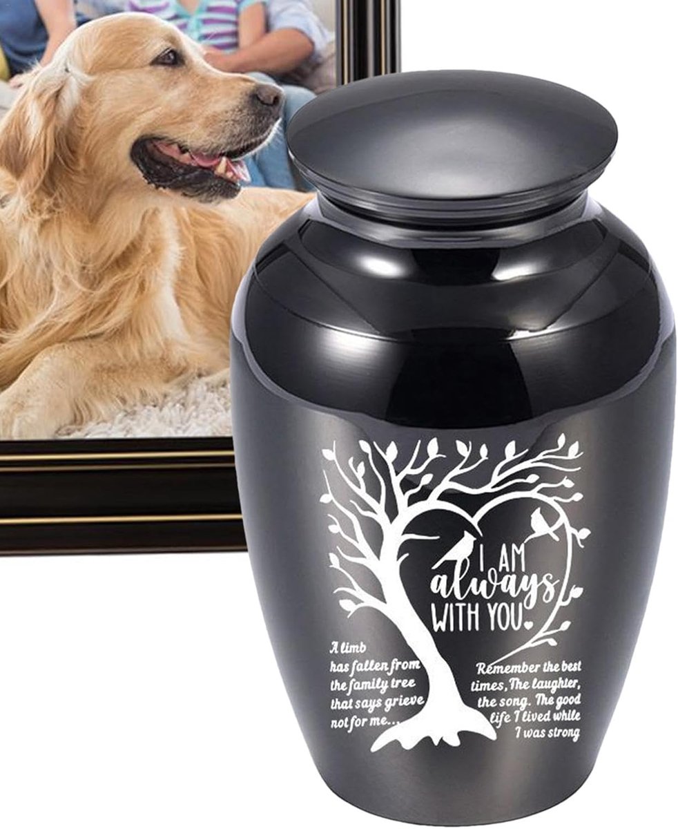 Huisdierenurn - Kleine urn dieren - Herinnering bewaren - Verzegeld ontwerp - 65x45 cm - Veelkleurig