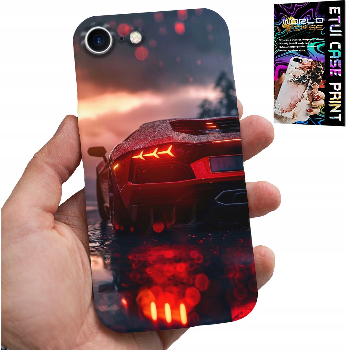 HOESJE VOOR IPHONE 7 / 8 / SE2 - LUXE AUTO'S, MEGA PATRONEN, COVER