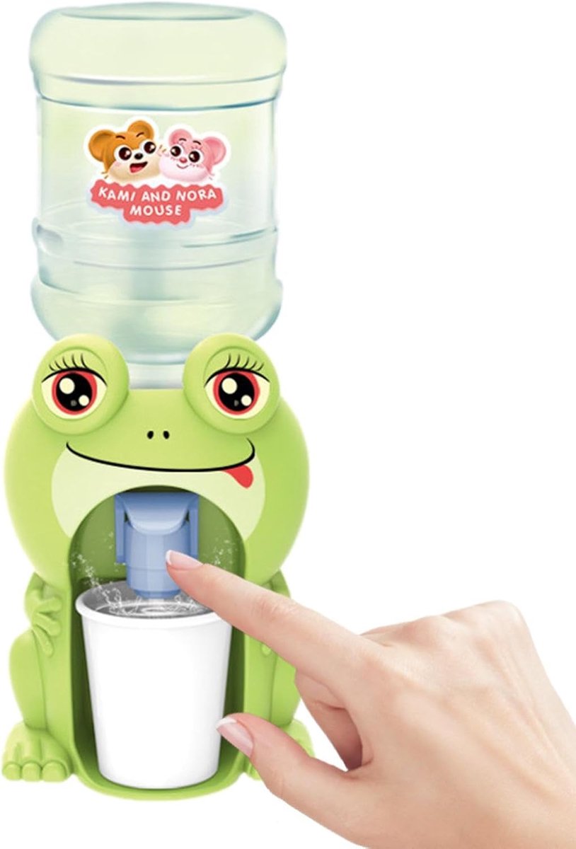 Mini Waterdispenser - Drankjes Koeler - Kinderen Spelen - Grappig Cartoondesign - 10x11x10 cm