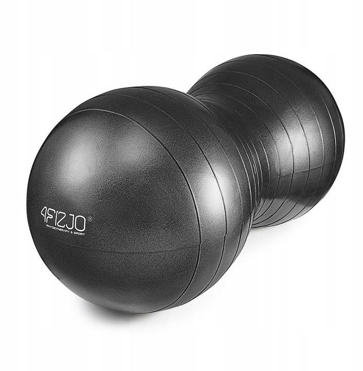 4FIZJO PEANUT - Fitnessbal - Zwart - 45cm - Inclusief Pomp
