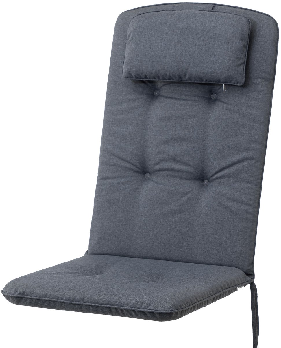 Hobbygarden - Stoelkussen - Hoge Rug - Granatowa