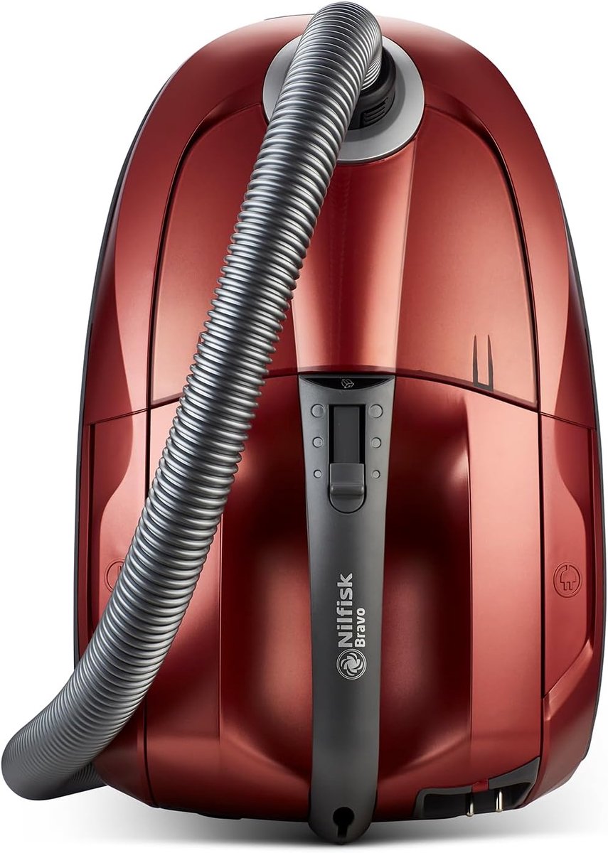 Krachtige Stofzuiger - Huishoudelijke Reiniger - Efficiënt Schoonmaken - Grote Capaciteit Zakken - 43 Liter Inhoud - Rood