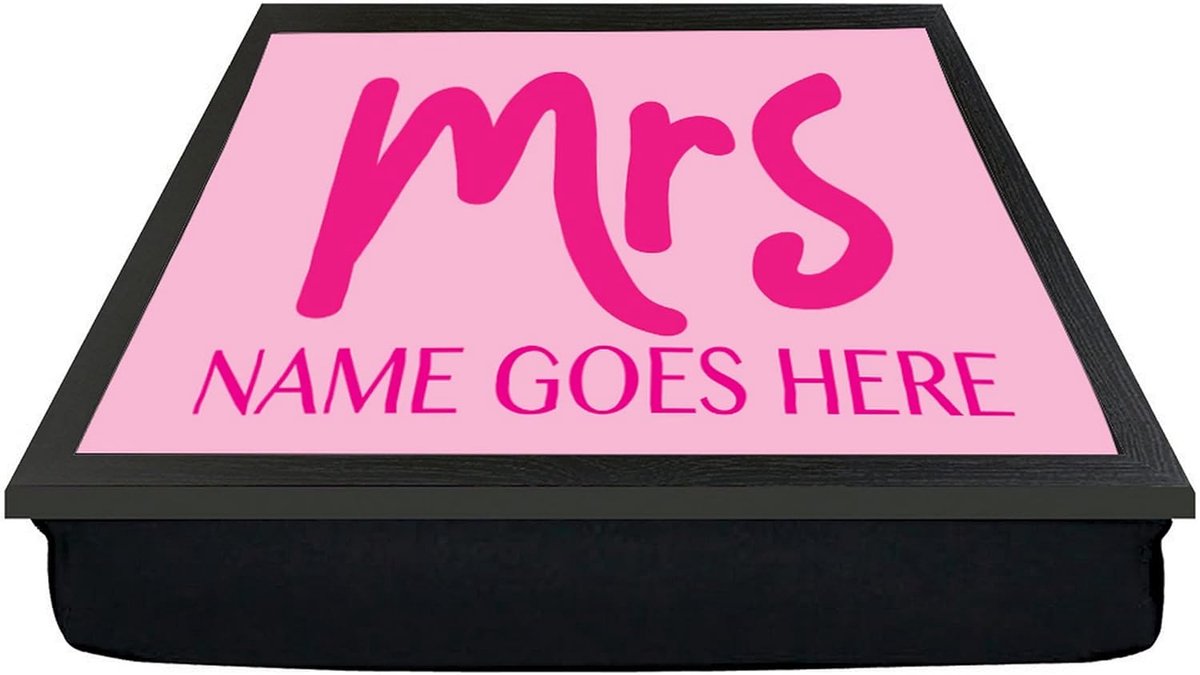 Gepersonaliseerd Dienblad - Lap Tray Cadeau - Ontbijt Op Bed - Met Naam Bedrukbaar