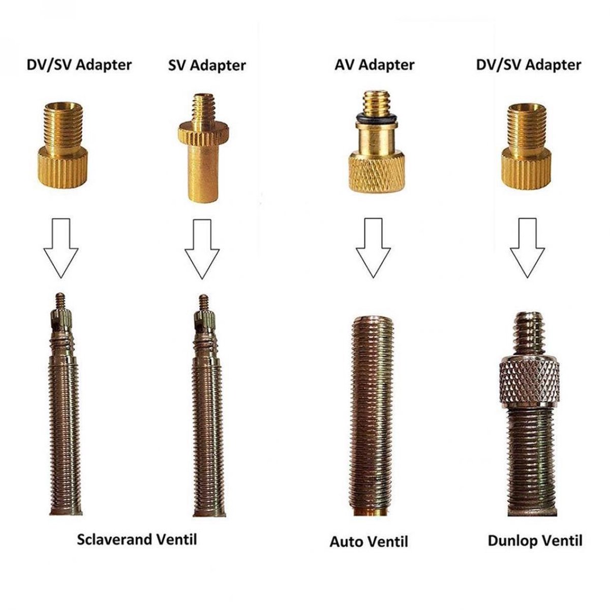 RAION Adapter - Bandenpomp - Mosiës - AV naar DV