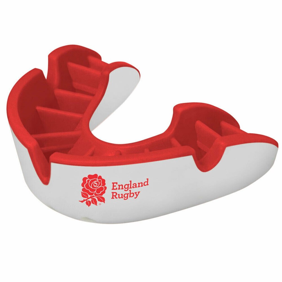 Opro Gold Serie - Rugby Tandenbeschermer - Wit/Rood - Antibacterieel - Geleverd Met Doosje