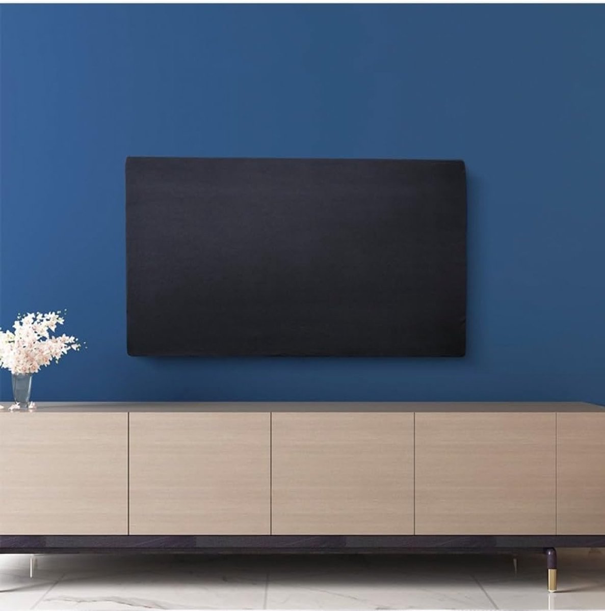 TV Stofkap - Scherm Beschermer - TV Beschermen - Universele Pasvorm - 93 x 57 cm - Zwart