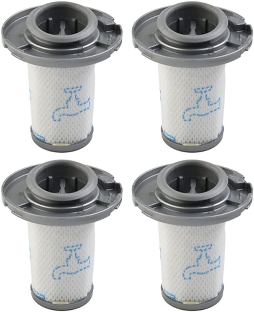 Filter-4 stucks -Geschikt voor-Rowenta X Force Flex 8.60-RH96-Modellen-Geschikt voor Vervangt -ZR009006-HEPA-Filter-Wasbaar-en-Herbruikbaar