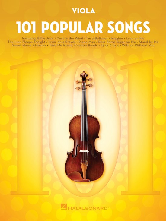 101 Popular Songs - Viola - cover