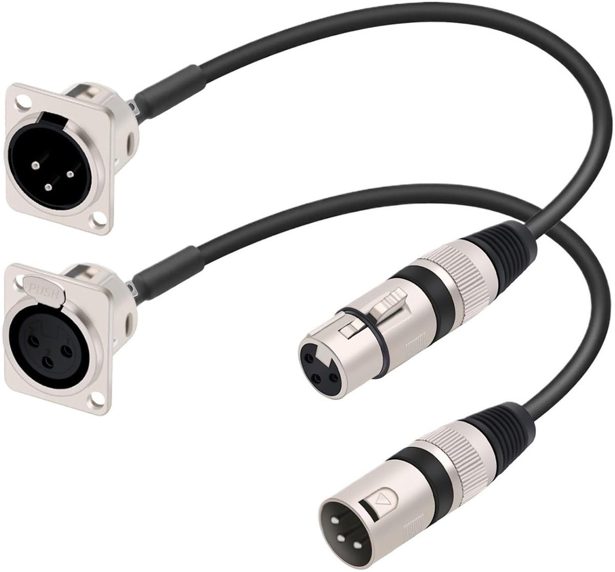 XLR Kabel - Microfoon Kabel - Audio Verbinding - Symmetrische Interface - 10 Meter
