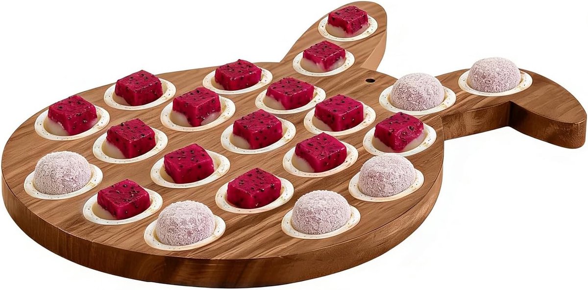 Paas Eierbord - Serveerschaal Snacks - Paasfeest Buffet - Decoratieve Oren - 39 x 26.5 cm
