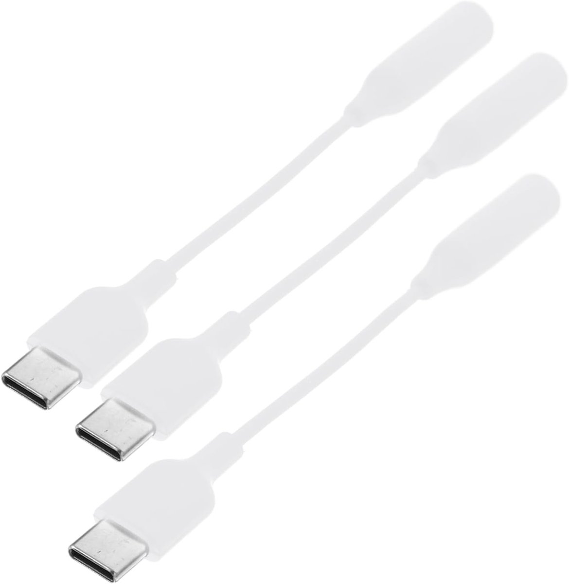 Type C Adapter - Audio Jack Kabel - Muziek Luisteren - 3 Stuks Pakket - 10cm Lengte
