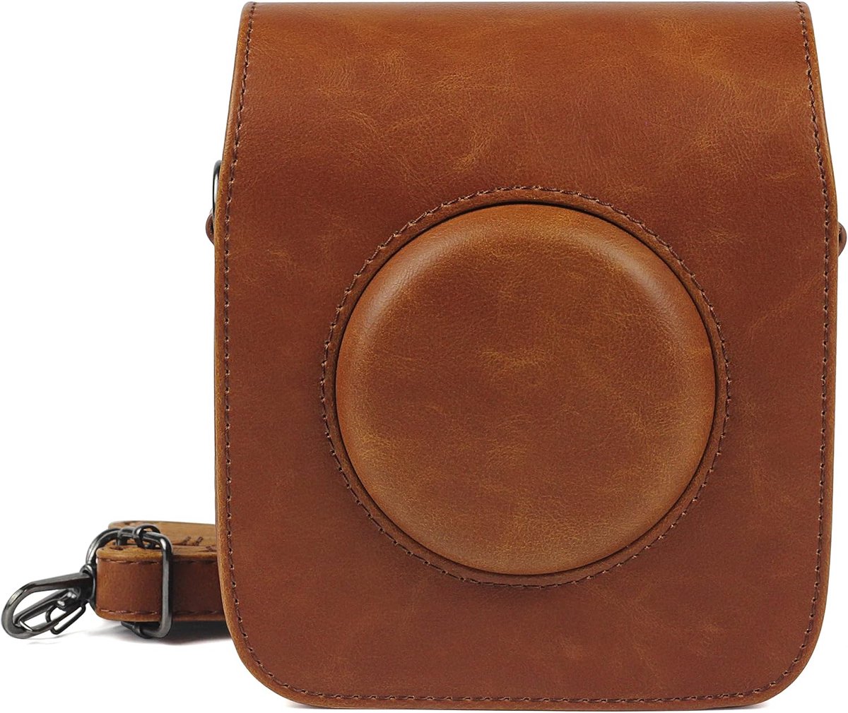 Camera Beschermhoes - Camera Cover - Bescherming Camera - Leer Materiaal - 15x12x5 cm - BRON