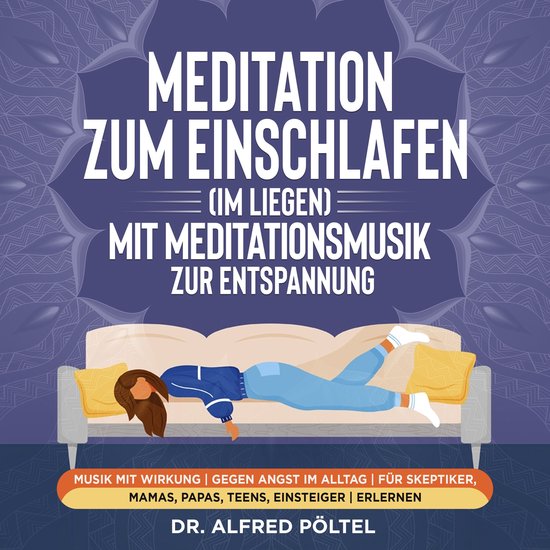 Meditation zum Einschlafen (im Liegen) mit Meditationsmusik  ... - cover