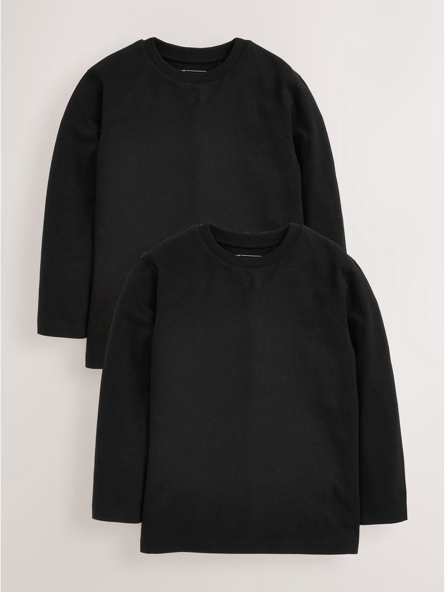 Next - Jongens - T-shirts met lange mouwen - Zwart