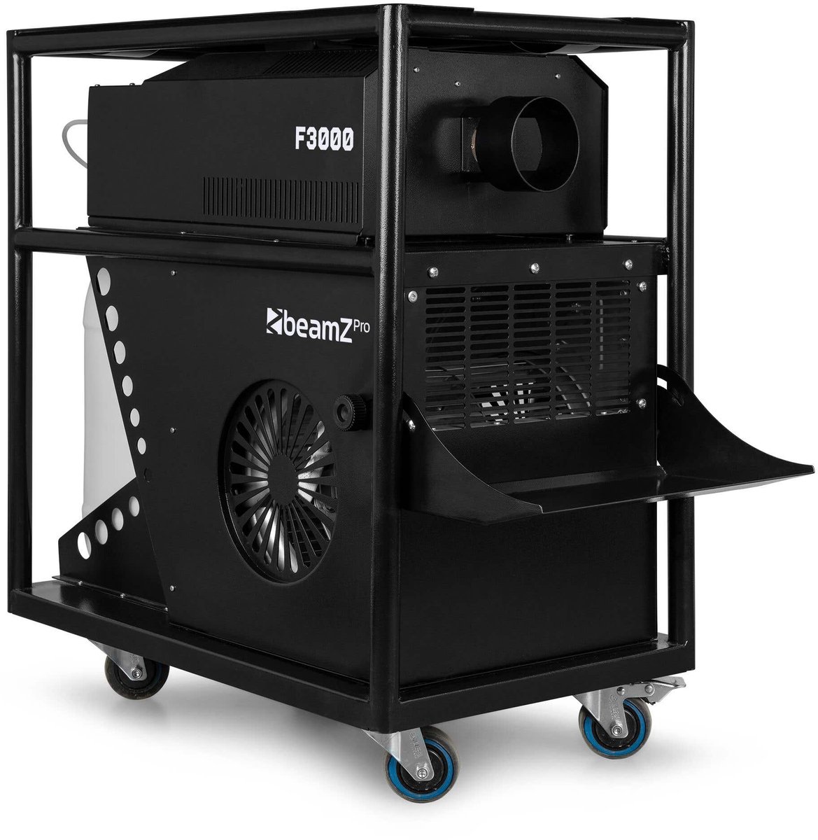 BeamZ Pro F3000 professionele hazer rookmachine - Rookmachine in flightcase - 3/5 pins DMX - 3200W