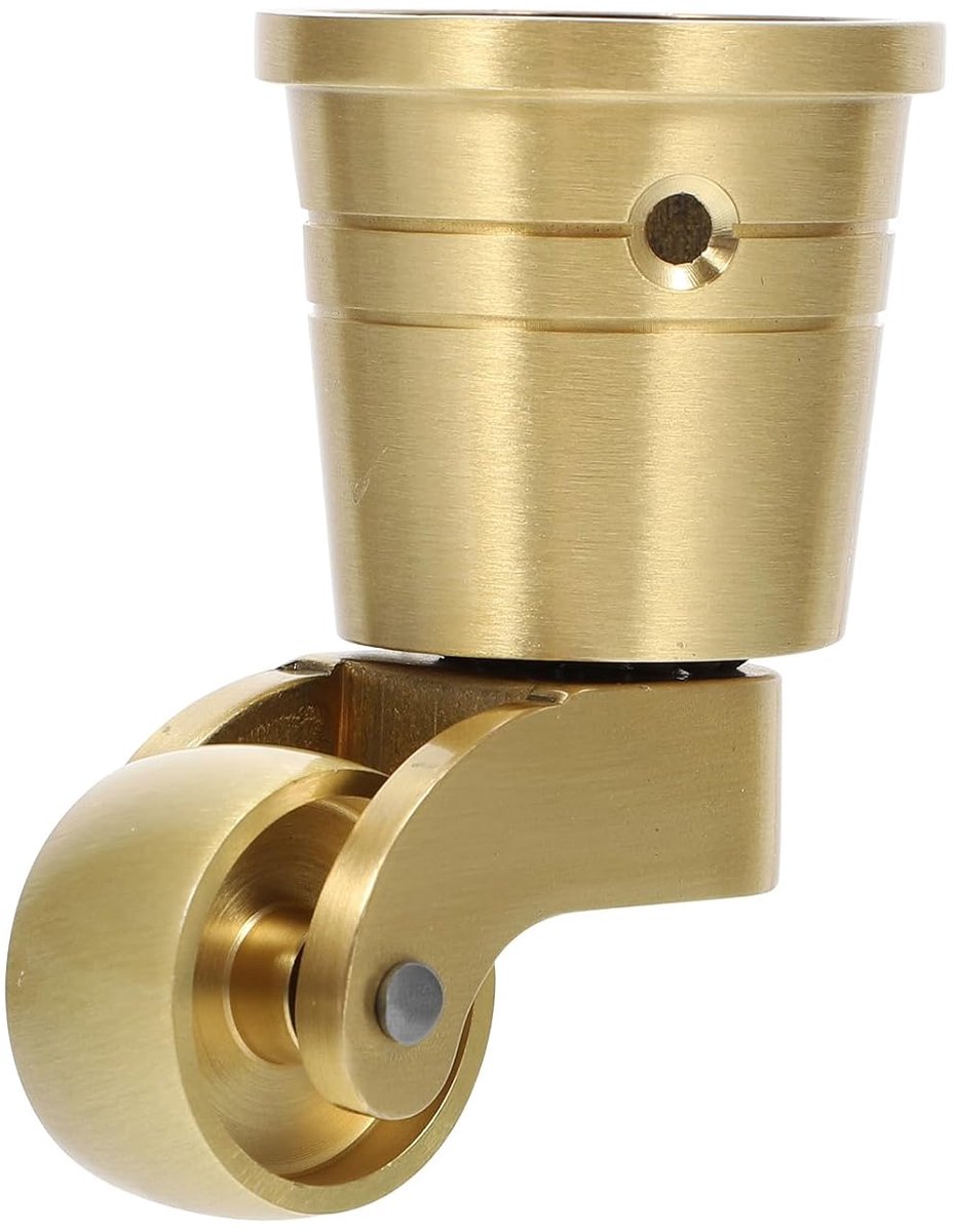 Meubelwielen - Stoelwielen Bankwiel - Meubels Verplaatsen - Stille Beweging - 67 x 31 x 25 cm - Goud
