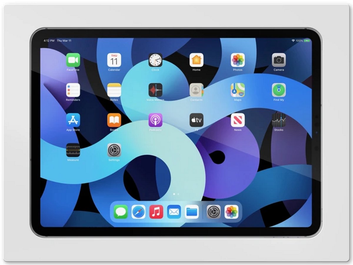 iPad Air 4/5/6, Pro 11" inbouw wandhouder - Wit