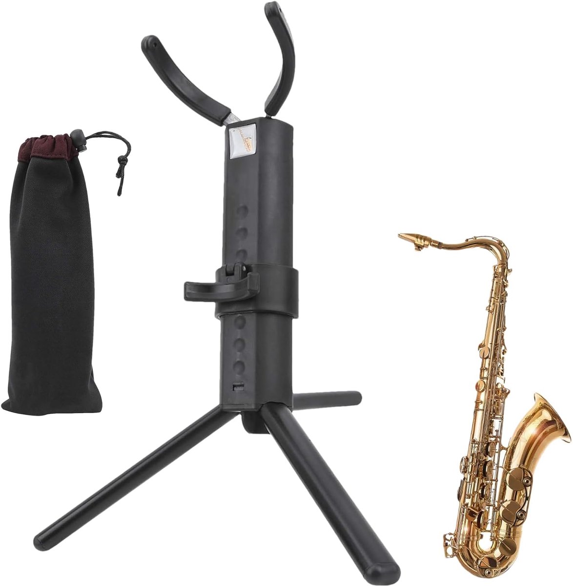 Saxofoon Standaard - Muziek Houder - Instrument Opslag - Opvouwbaar Metaal - 32x8x7 cm