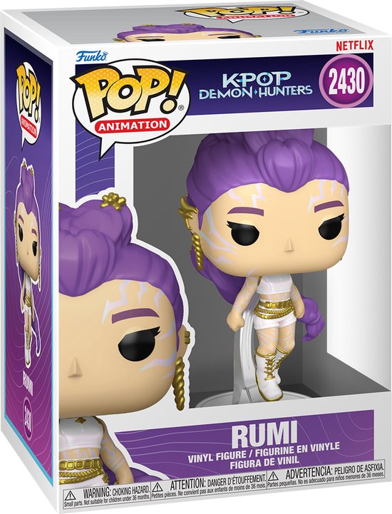 POP ANIMATION: KPOP Demon Hunters - RUMI avec une chance de 1 sur 6 sur la variante glow in the dark